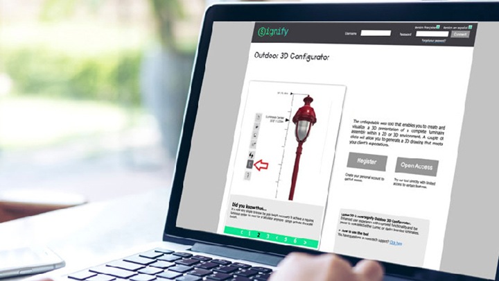 Outdoor 3D configurator