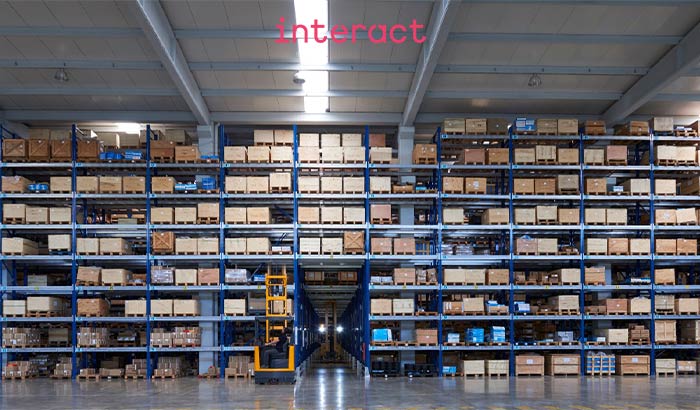 Industrial warehouse shelving