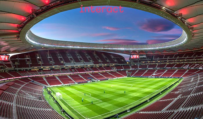 View of the Wanda Metropolitano Stadium