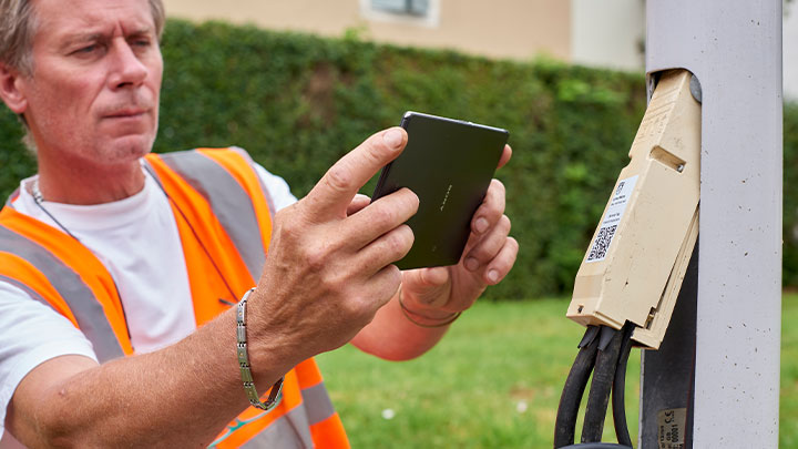 Philips Service tag for outdoor applications
