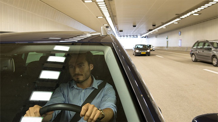 Safe and brightly lit tunnel
